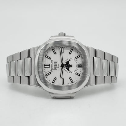 Patek Philippe Nautilus 5726/1A-010 Annual Calendar Moon Phases Stainless Steel