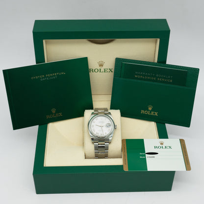 Rolex Datejust 116200 36mm Silver Roman Dial Stainless Steel