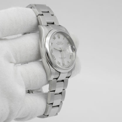 Rolex Datejust 116200 36mm Silver Roman Dial Stainless Steel