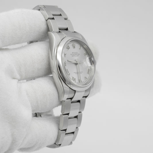 Rolex Datejust 116200 36mm Silver Roman Dial Stainless Steel
