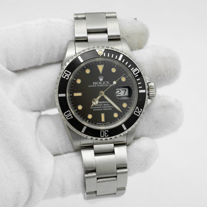 Rolex Submariner Stainless Steel Watch 16610