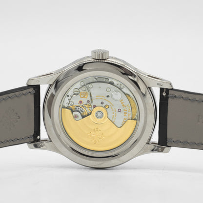Patek Philippe Complications 5205G-010 Annual Calendar White Gold Black Dial