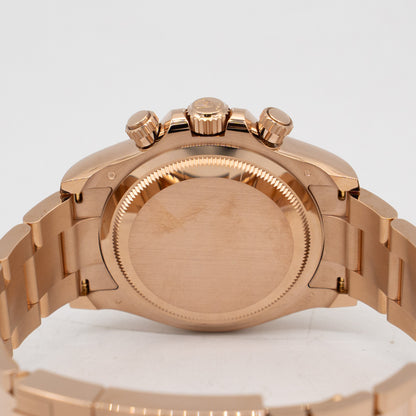 Rolex Daytona 40mm 126505 Rose Gold Black Dial