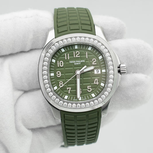 Patek Philippe Aquanaut 5267/200A-011 Khaki Green Dial Uncut Strap