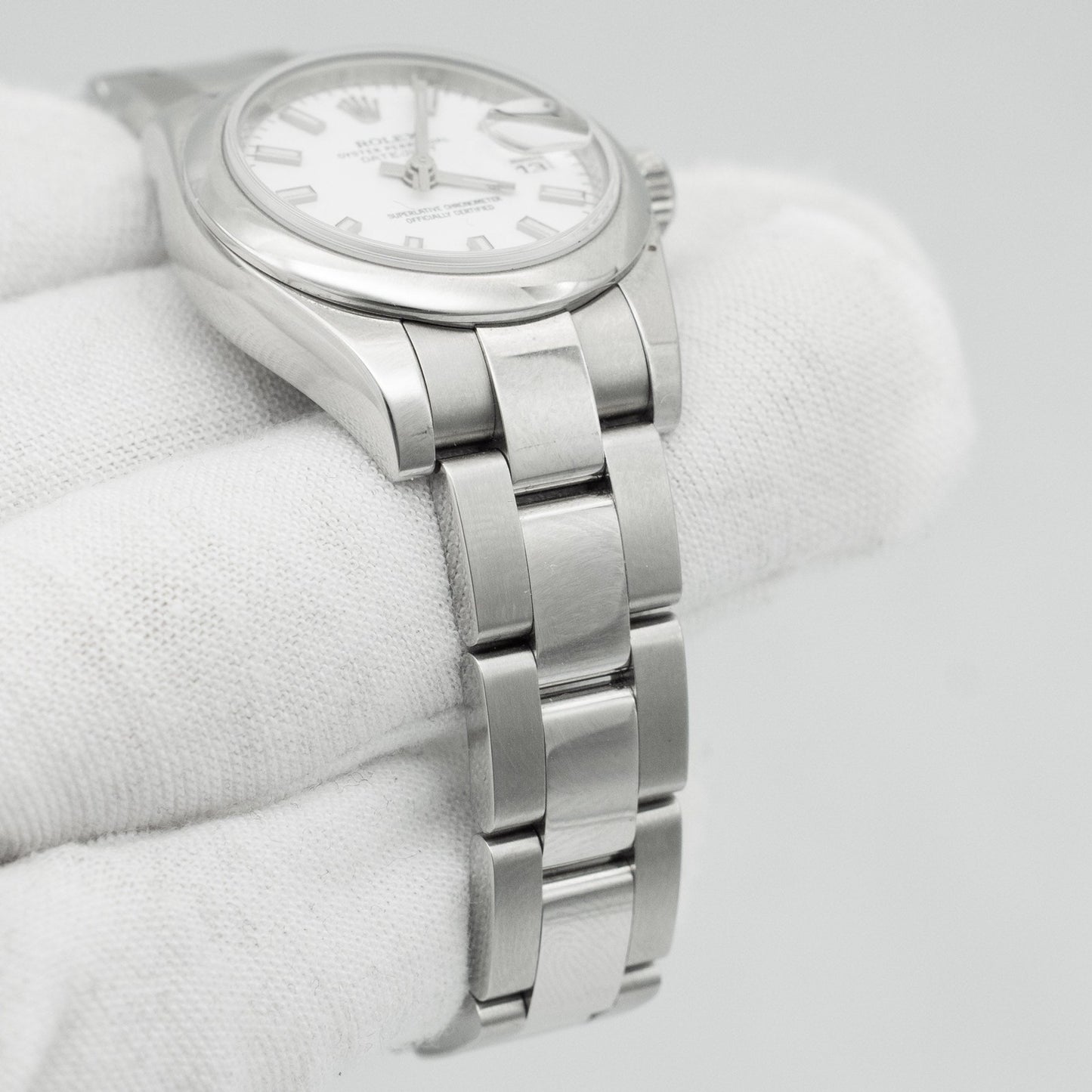 Rolex Datejust 26mm Stainless Steel White Dial Ladies Automatic Watch 179160
