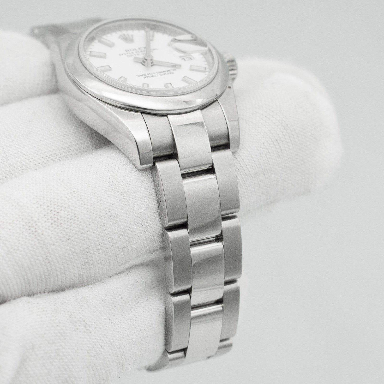 Rolex Datejust 26mm Stainless Steel White Dial Ladies Automatic Watch 179160