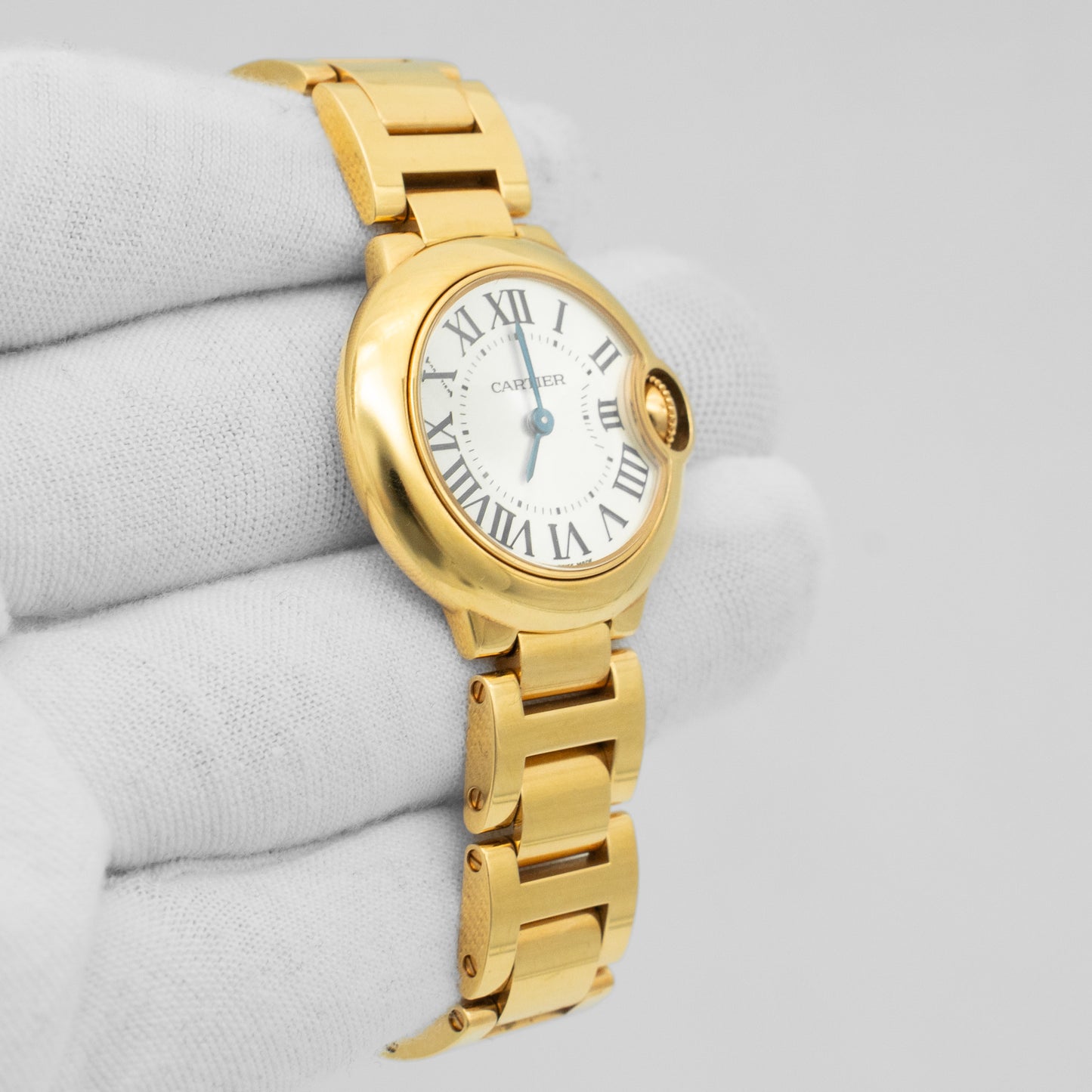 Cartier Ballon Bleu 28mm 18k Rose Gold Ladies Quartz Watch W69001Z2-3007