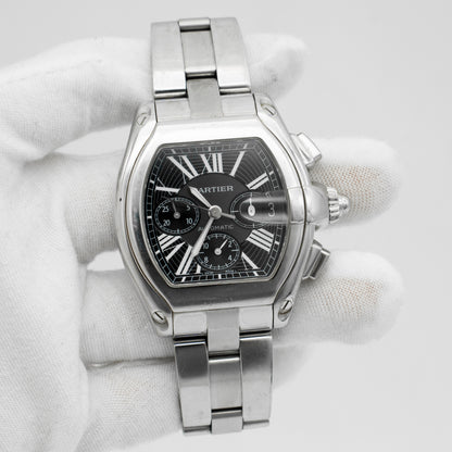Cartier Roadster Chronograph 2618 Black Dial 40mm Automatic