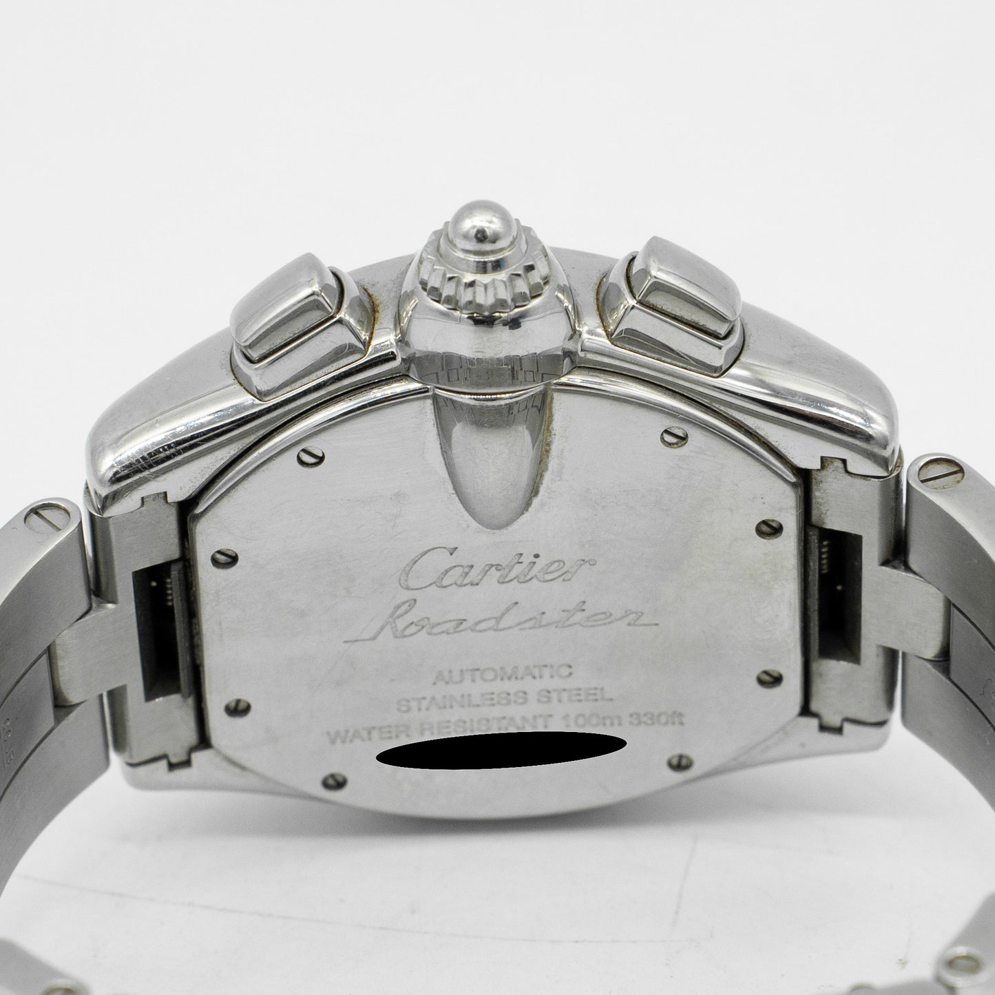 Cartier Roadster Chronograph 2618 Black Dial 40mm Automatic
