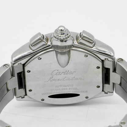 Cartier Roadster Chronograph 2618 Black Dial 40mm Automatic