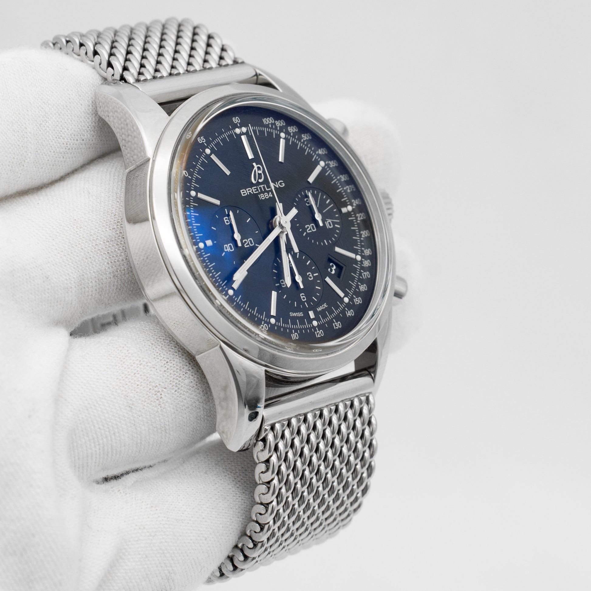 Breitling Transocean Chronograph AB015212/BA99 Black Dial 43mm
