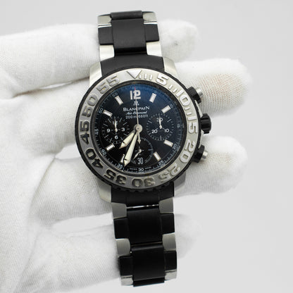 Blancpain Air Command 2285F-6530-66 40MM Black Dial