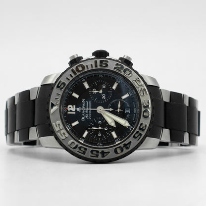 Blancpain Air Command 2285F-6530-66 40MM Black Dial