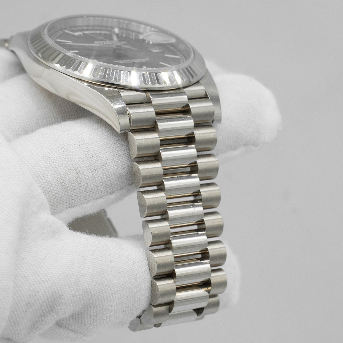Rolex Day Date 40MM 18K White Gold 228239 Grey Dial