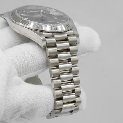 Rolex Day Date 40MM 18K White Gold 228239 Grey Dial