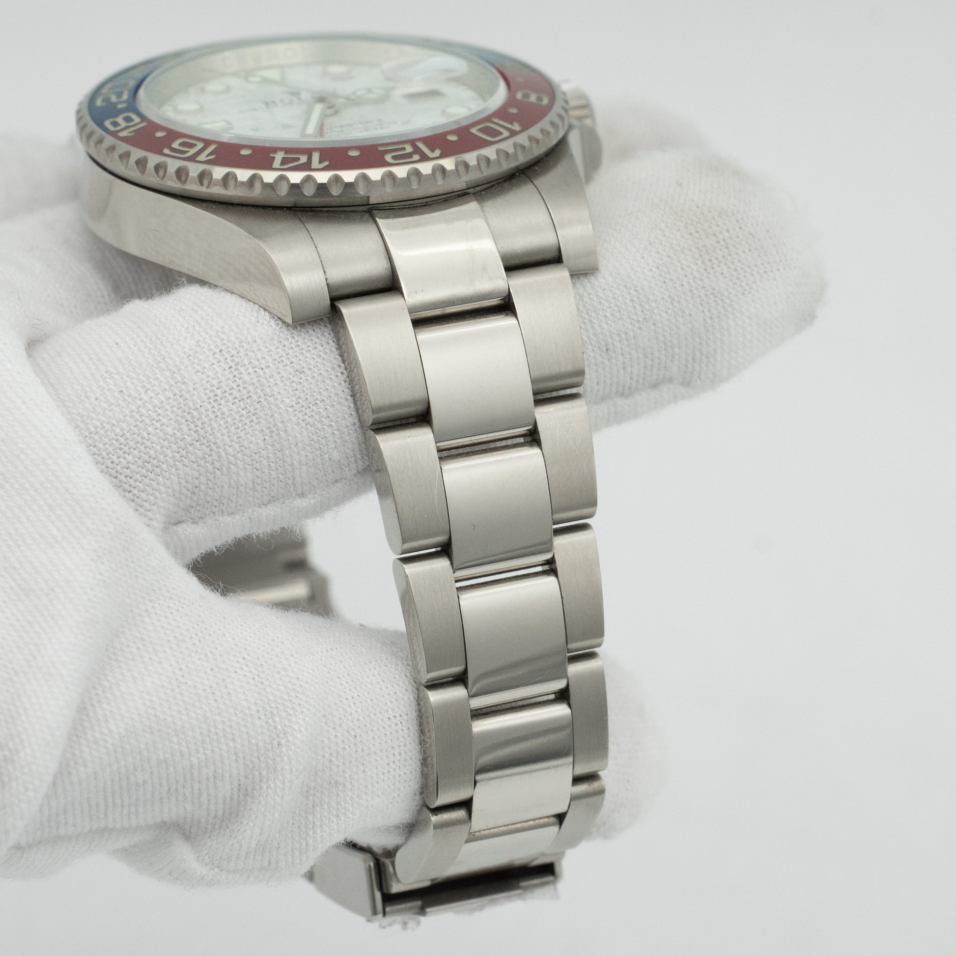 Rolex GMT Master II Pepsi Meteorite Dial White Gold 40mm 126719BLRO