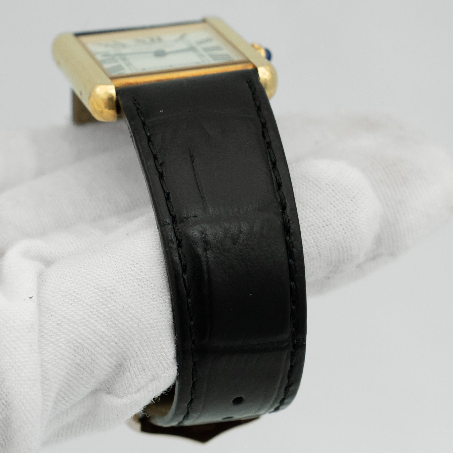 Cartier Tank Solo Large W1018855 18K Yellow Gold Watch
