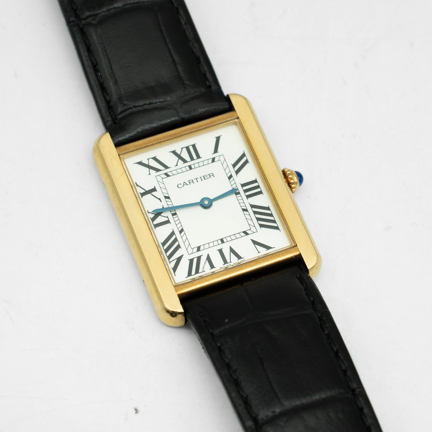 Cartier Tank Solo Large W1018855 18K Yellow Gold Watch