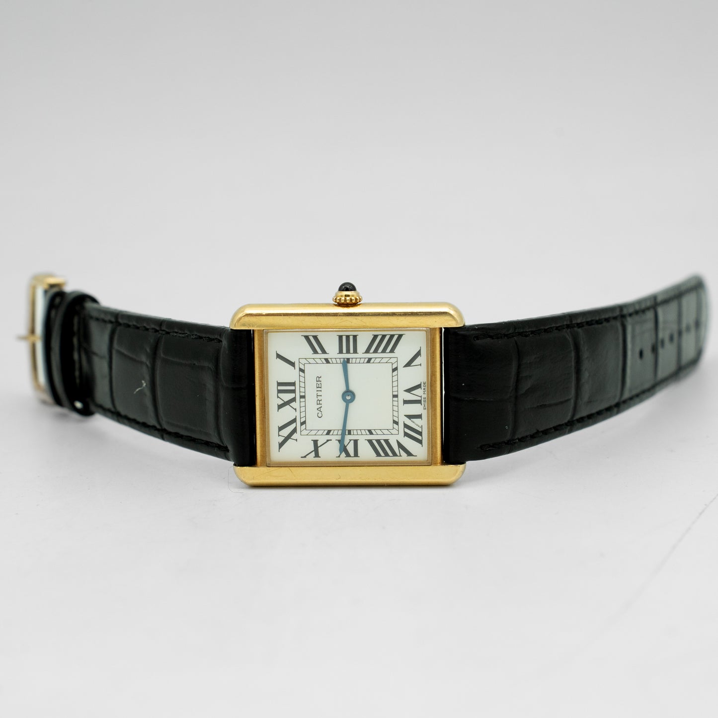 Cartier Tank Solo Large W1018855 18K Yellow Gold Watch