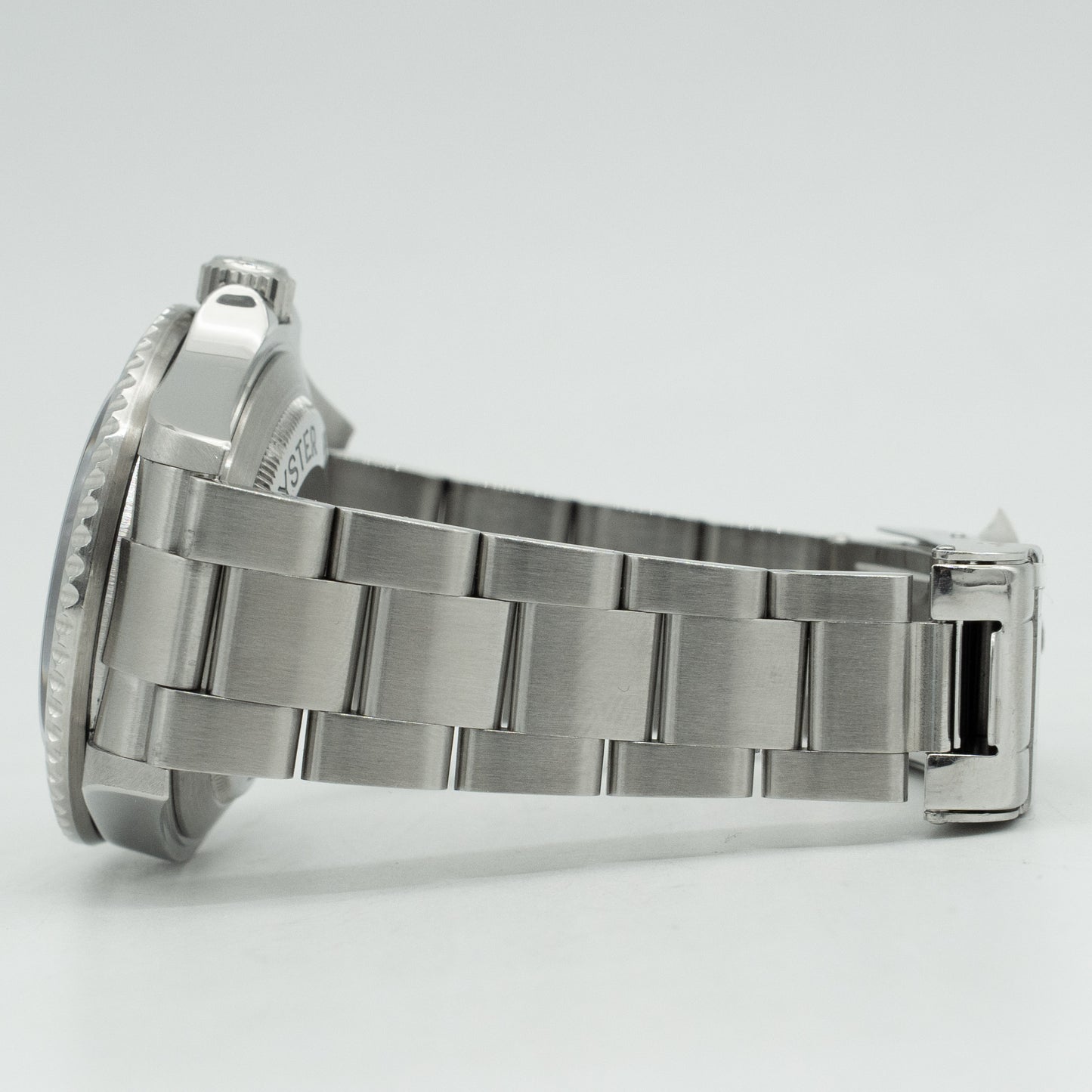 Rolex Sea-Dweller 16600 Silver Oyster Bracelet with Black Bezel
