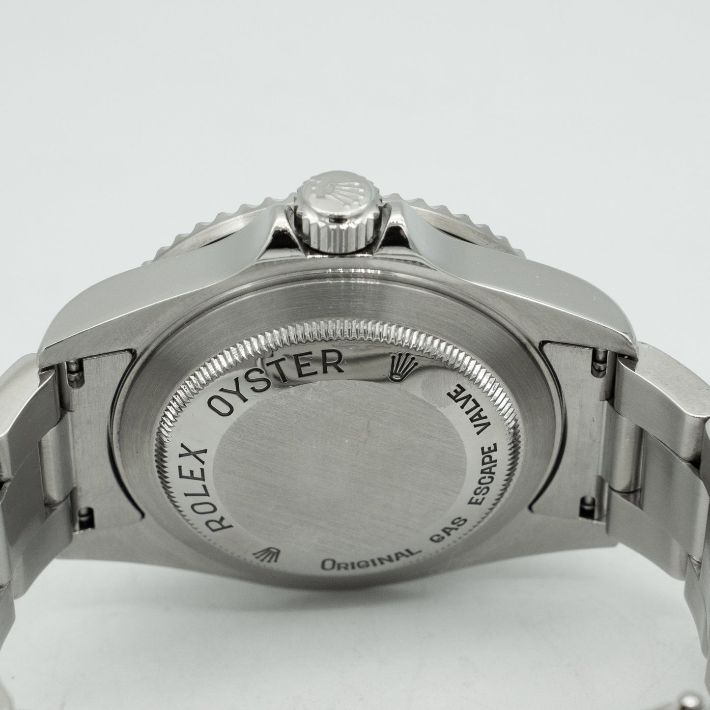 Rolex Sea-Dweller 16600 Silver Oyster Bracelet with Black Bezel
