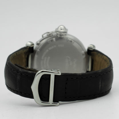 Pasha De Cartier Unisex Automatic Watch 2324 Black Dial Deployment Buckle