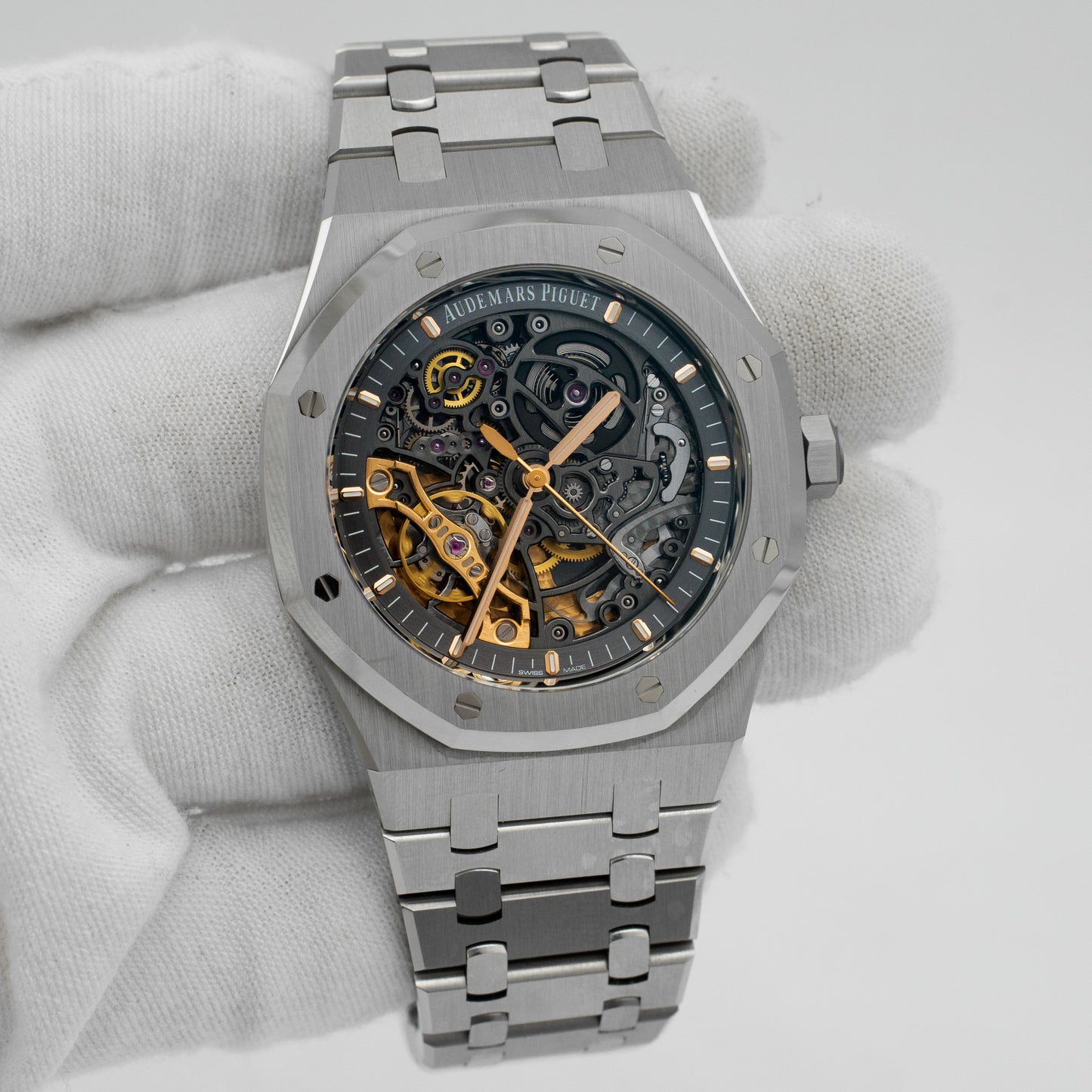 Audemars Piguet Royal Oak Double Balance Wheel Openworked 15407ST.OO.1220ST.01