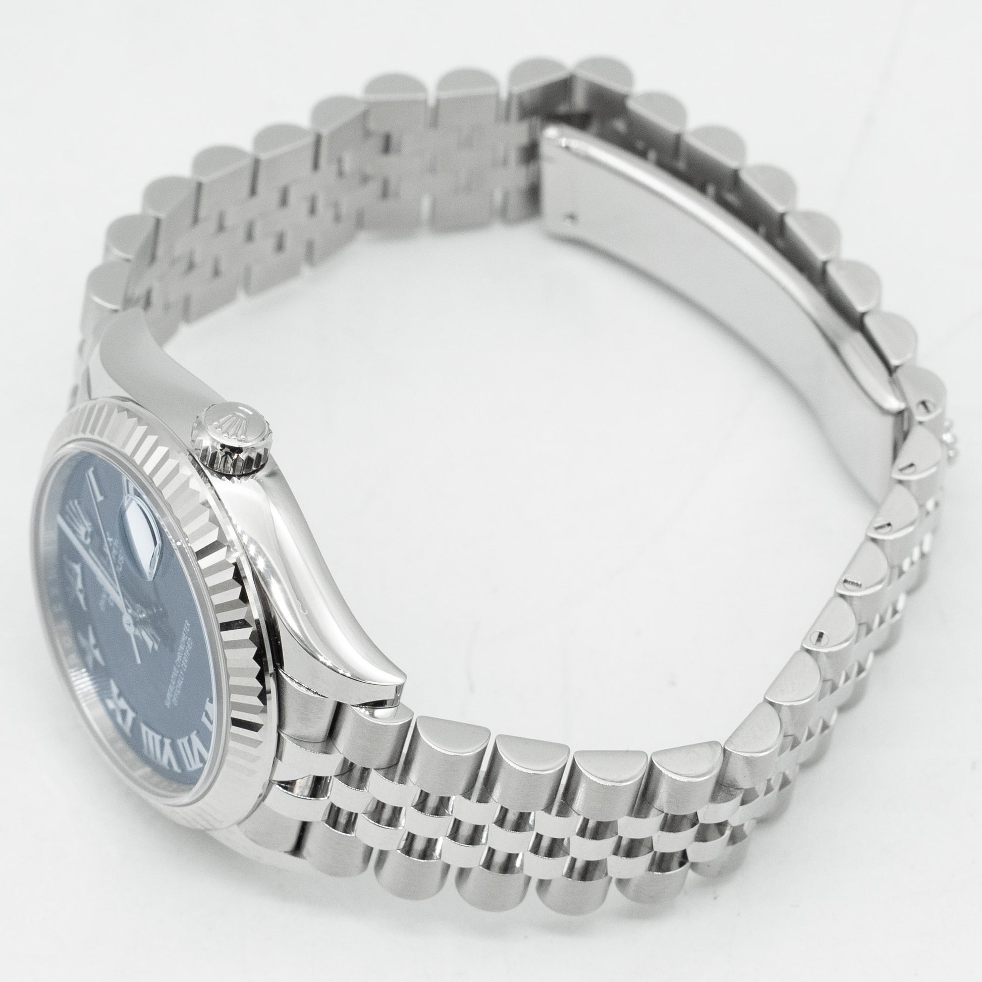 Rolex Datejust 31 Blue Roman 278274 Dial Stainless Steel Fluted Jubilee