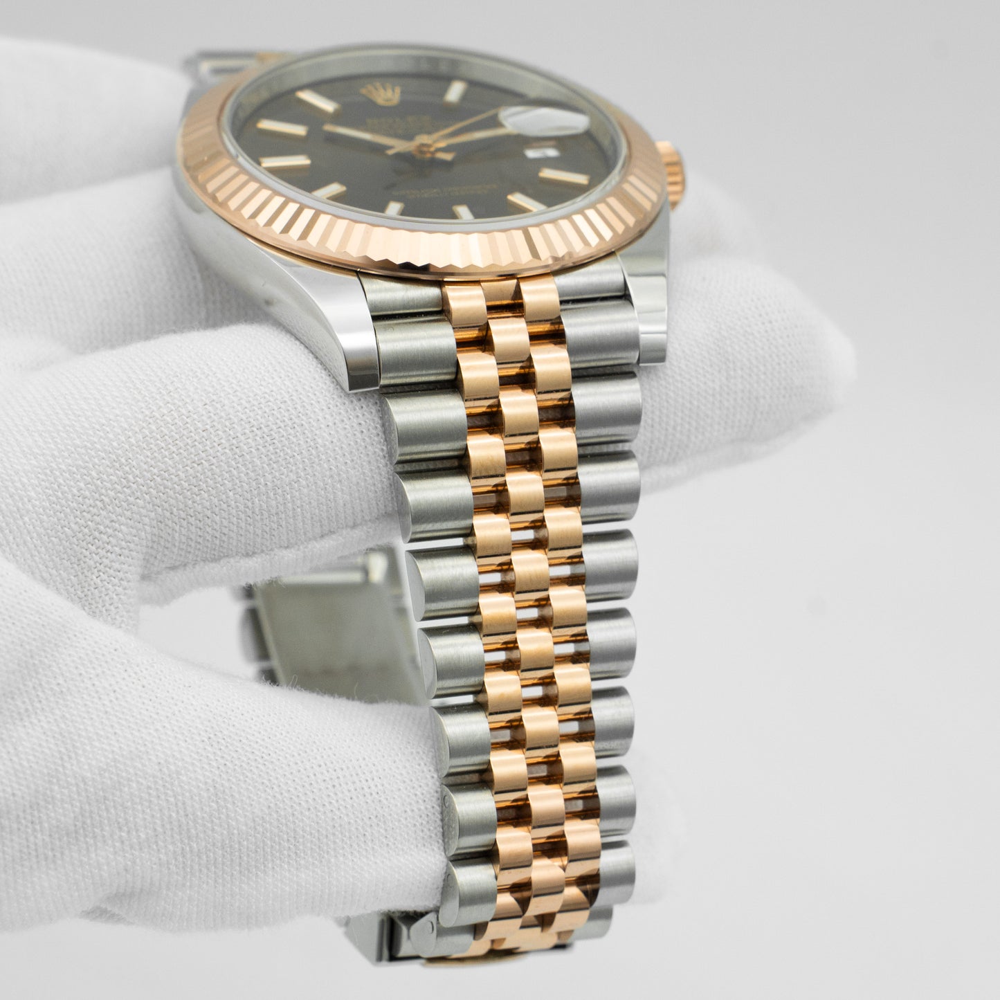 Rolex Datejust 126331 Chocolate Dial Jubilee Band Two-Tone Everose 41mm