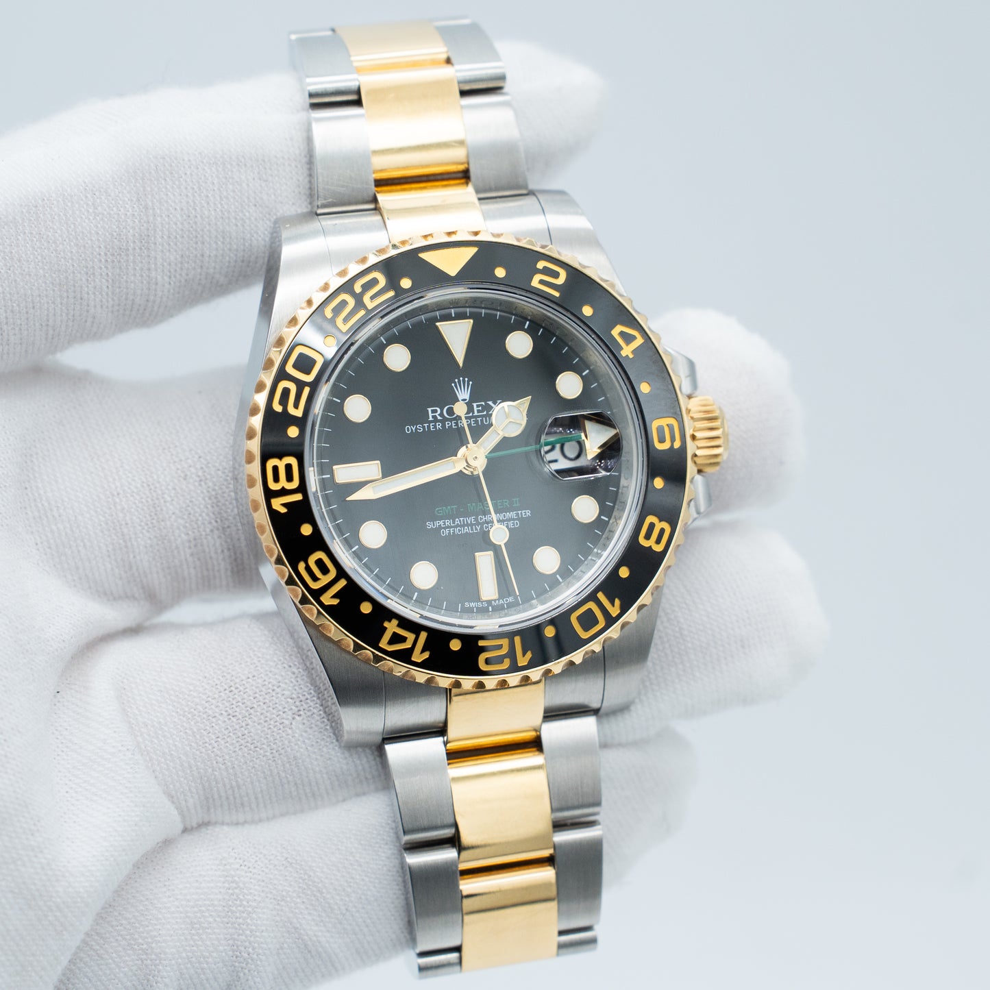Rolex GMT-Master II Ceramic 116713LN BLACK Two-Tone 18K Gold 40mm