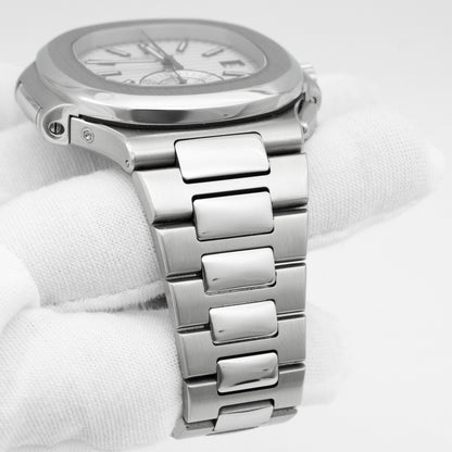 Patek Philippe Nautilus Steel White Dial Mens Watch 5980/1A-019