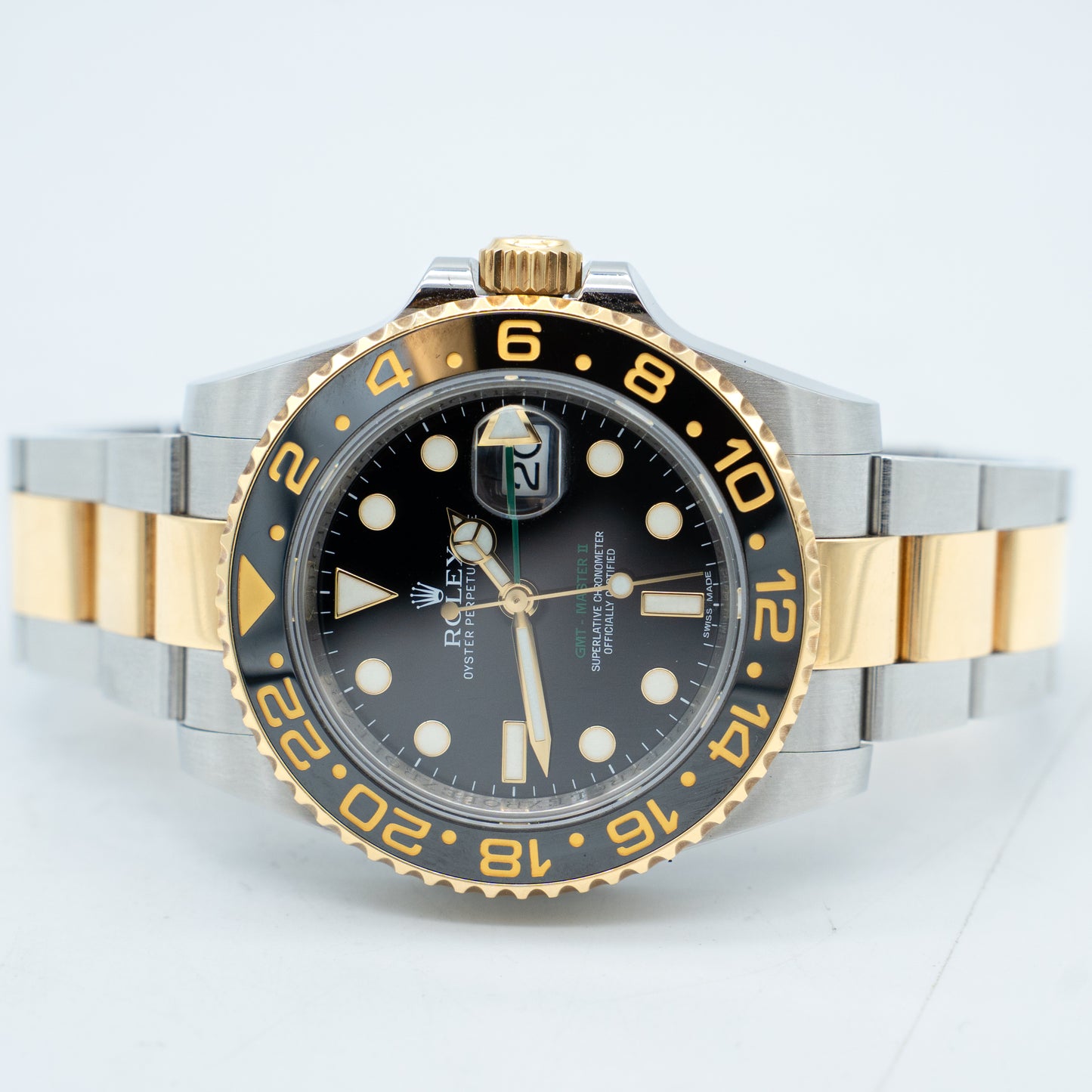 Rolex GMT-Master II Ceramic 116713LN BLACK Two-Tone 18K Gold 40mm