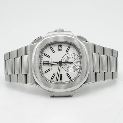 Patek Philippe Nautilus Steel White Dial Mens Watch 5980/1A-019