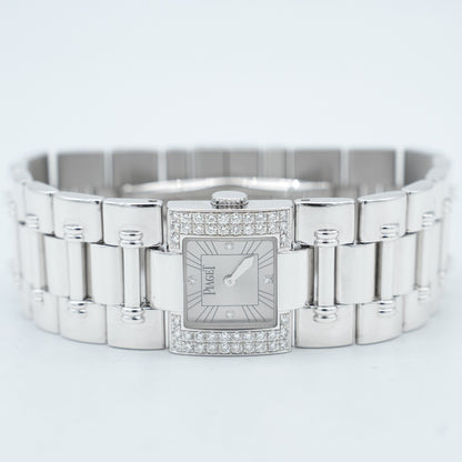 Piaget Dancer 18K Gold Bracelet Diamond Bezel Ladies Watch 50011 K83 21mm