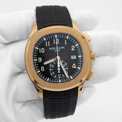 Patek Philippe Aquanaut 5968R-001 Chronograph Rose Gold Brown Dial