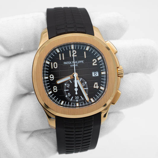 Patek Philippe Aquanaut 5968R-001 Chronograph Rose Gold Brown Dial