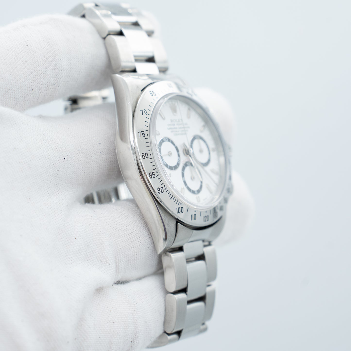 Rolex Daytona Zenith Stainless Steel Oyster Automatic White 16520