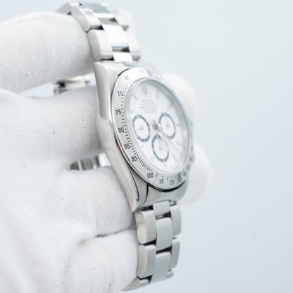 Rolex Daytona Zenith Stainless Steel Oyster Automatic White 16520