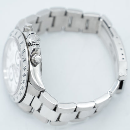 Rolex Daytona Zenith Stainless Steel Oyster Automatic White 16520