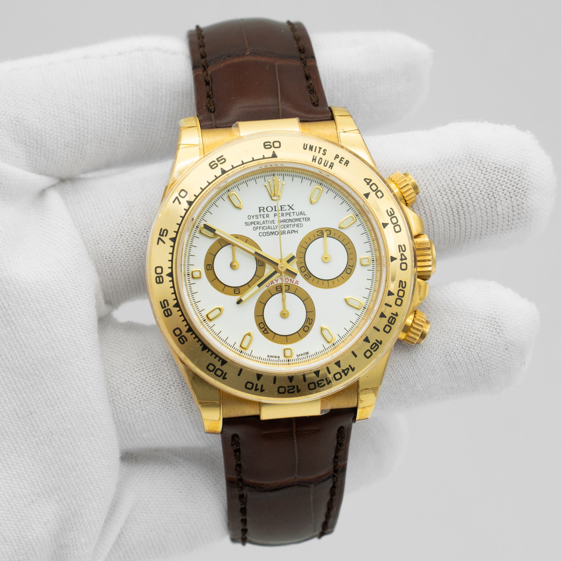Rolex Cosmograph Daytona 40mm White Dial 116518