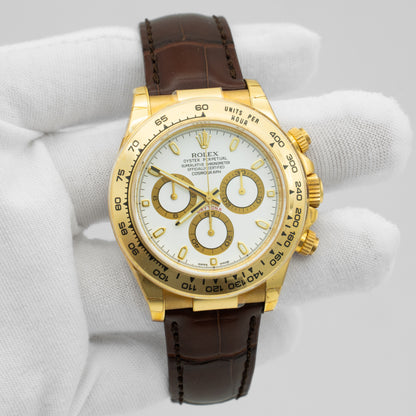 Rolex Cosmograph Daytona 40mm White Dial 116518