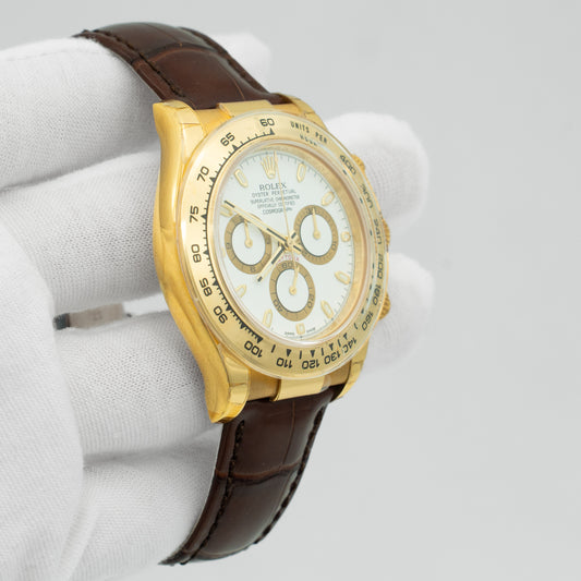 Rolex Cosmograph Daytona 40mm White Dial 116518