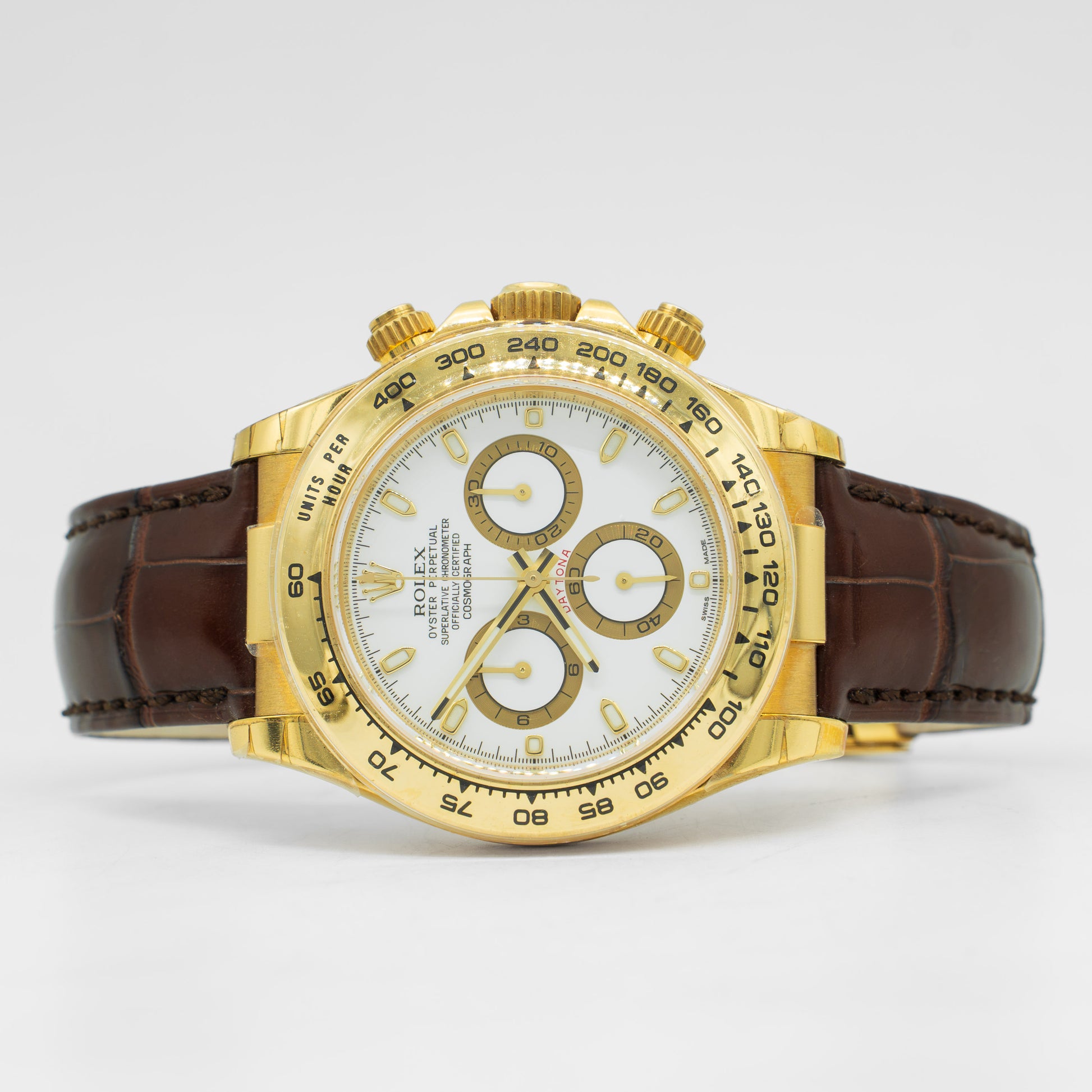 Rolex Cosmograph Daytona 40mm White Dial 116518