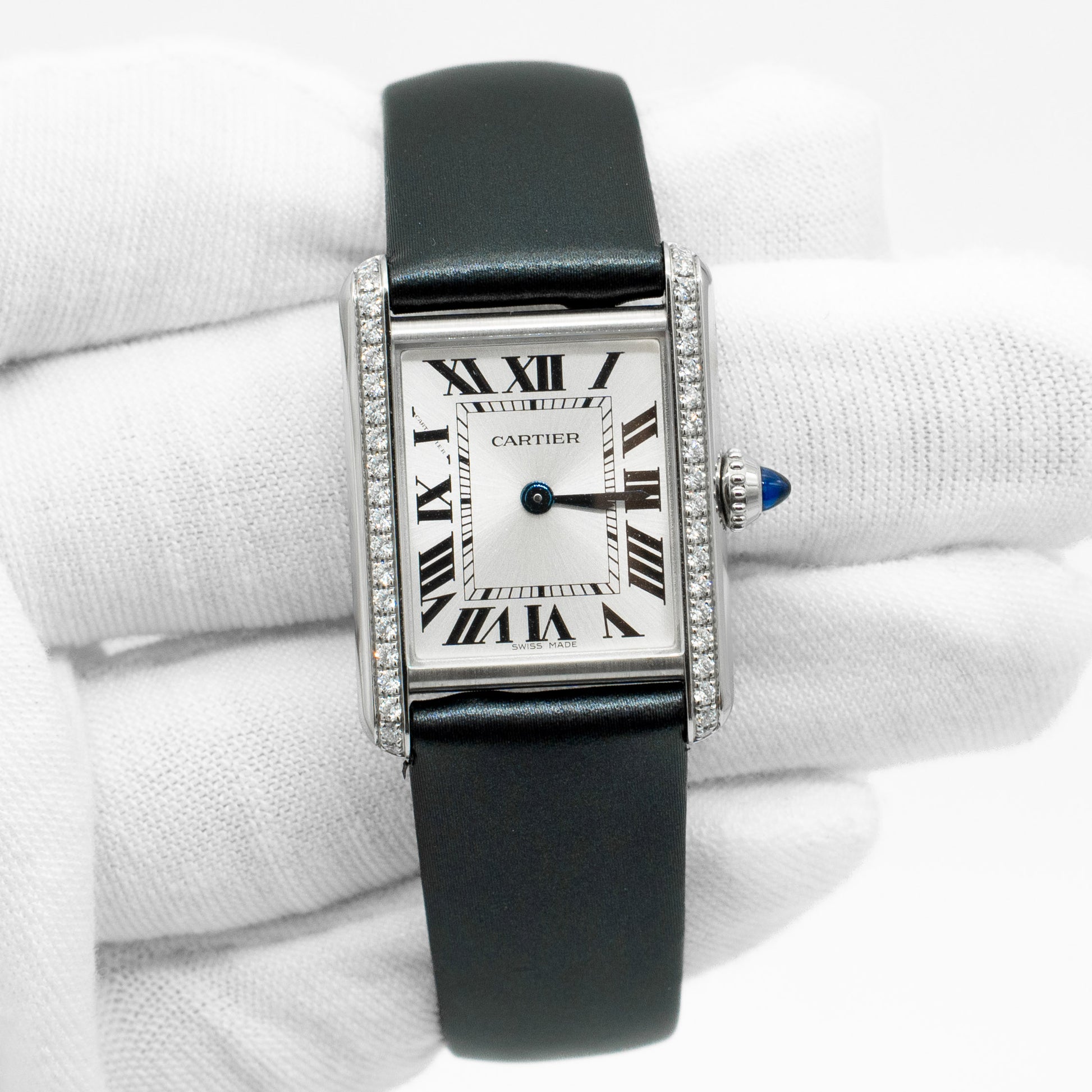 Cartier Tank Must W4TA0016 Silver Dial