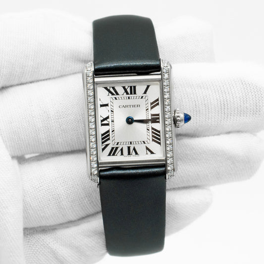 Cartier Tank Must W4TA0016 Silver Dial