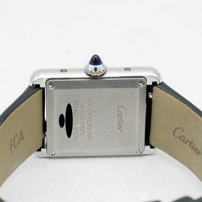 Cartier Tank Must W4TA0016 Silver Dial