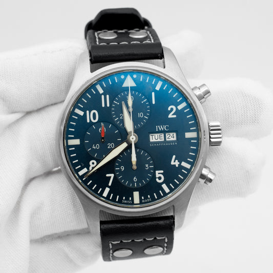 IWC Pilot Chronograph Stainless Steel Watch IW377714