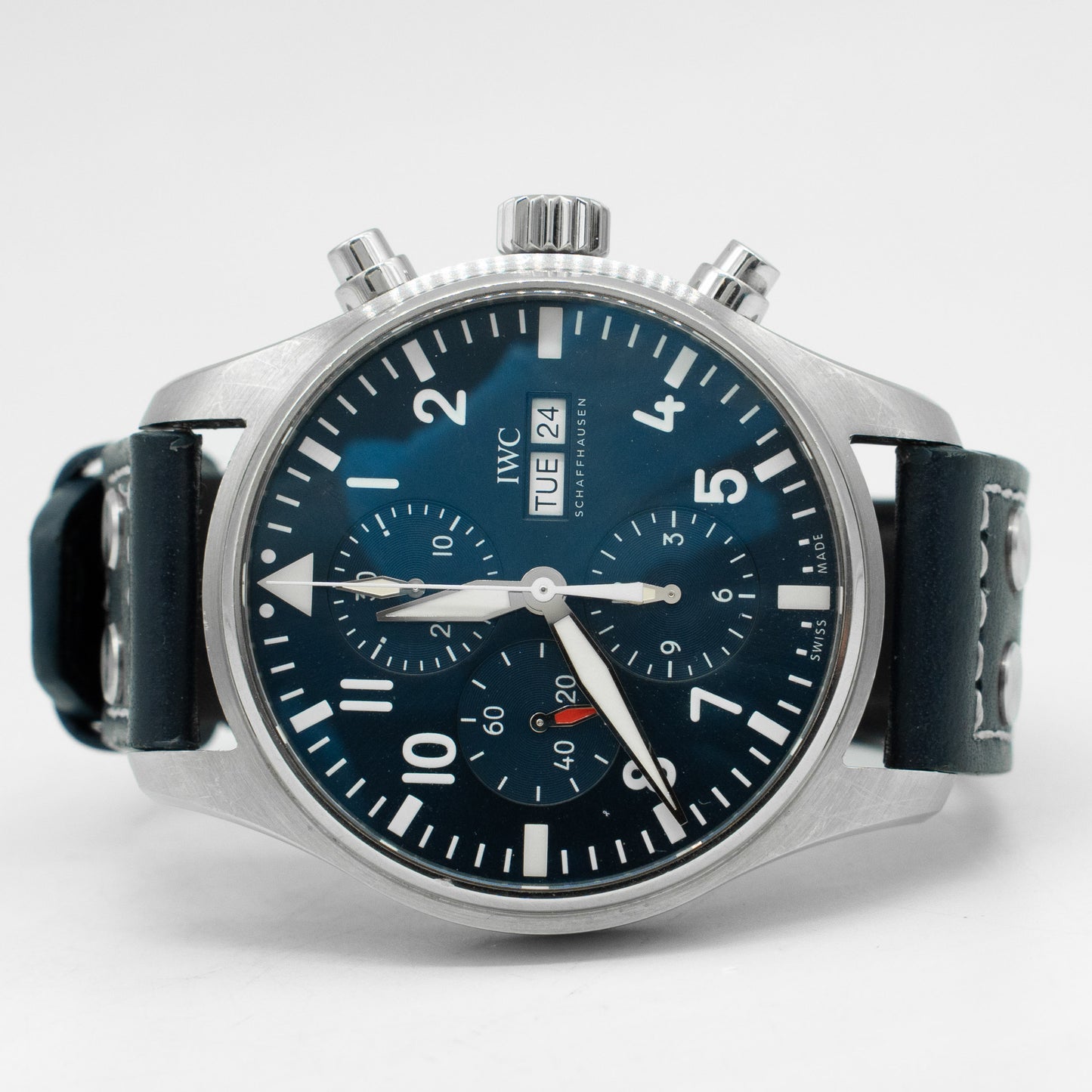 IWC Pilot Chronograph Stainless Steel Watch IW377714