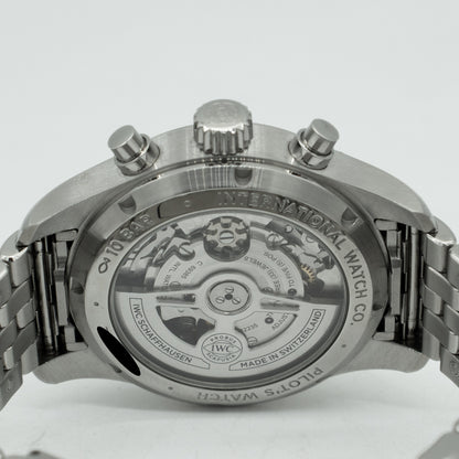IWC Pilot Chronograph 41mm Stainless Steel Green Dial IW388104