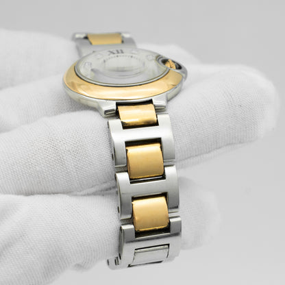 Cartier Ballon Bleu Combination W3BB0005 Silver Dial Rose Gold